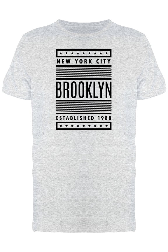 Retro Nyc Brookyng Established Tee Men's -Image by Shutterstock