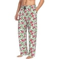thumbnail image 2 of Xecao Flower Men's Straight Lounge Pajama Pants: The Ultimate in Comfortable Sleepwear, 2 of 9