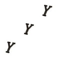 thumbnail image 4 of maskred Metal House Number Plaque Durable And Rustproof Easy To Install Impeccable Door Decoration Metal Letters House Numbers B17--Y 3Set, 4 of 6