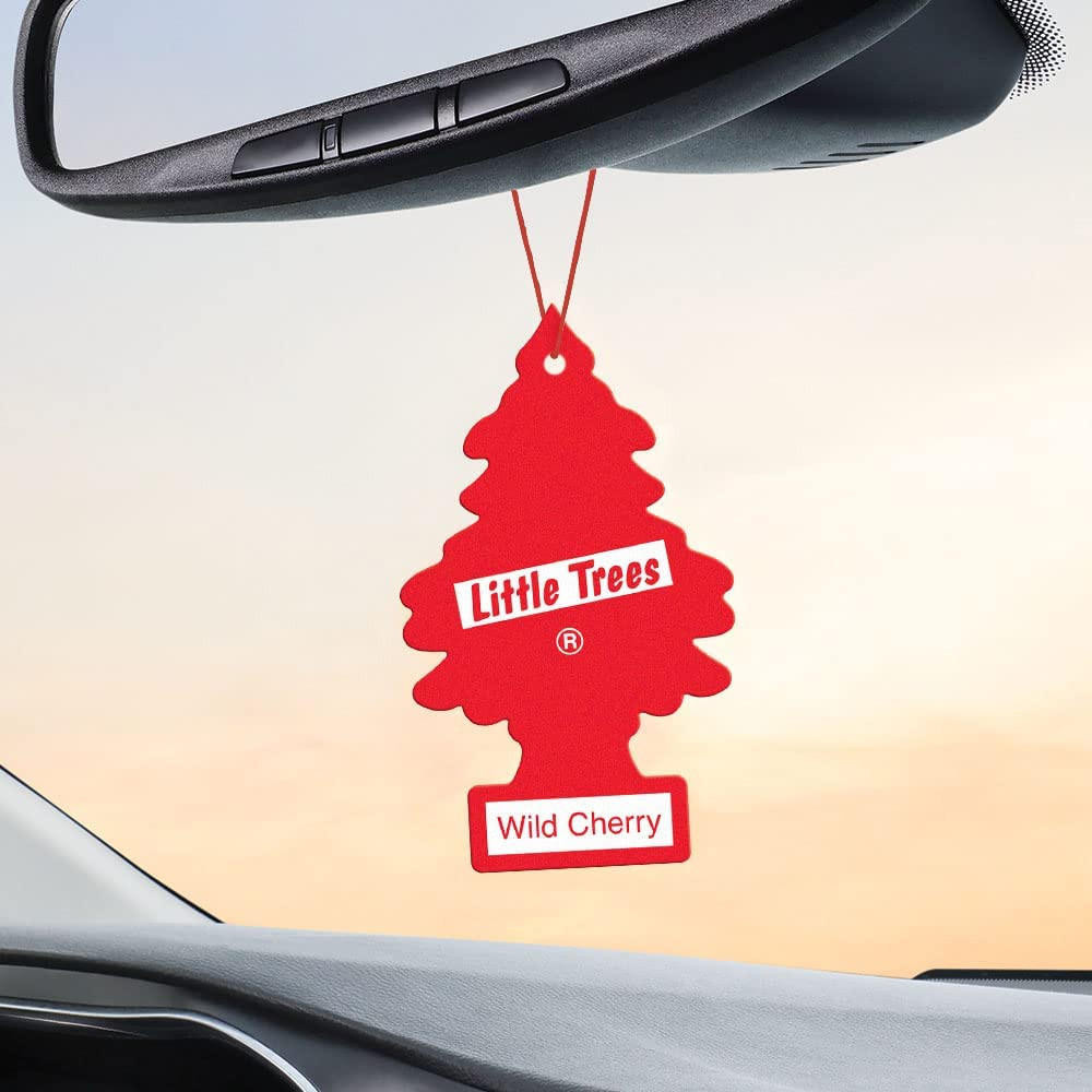 Little Trees 60311 Wild Cherry Hanging Air Freshener for Car & Home 72 Pack!