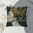 thumbnail image 2 of ARISTURING Black Queen Pillow Covers Set - Cool Teenage Girl Gifts,Decorative Crown Pillow Covers, Gifts, Girl Gifts, Decor for, 2 of 5
