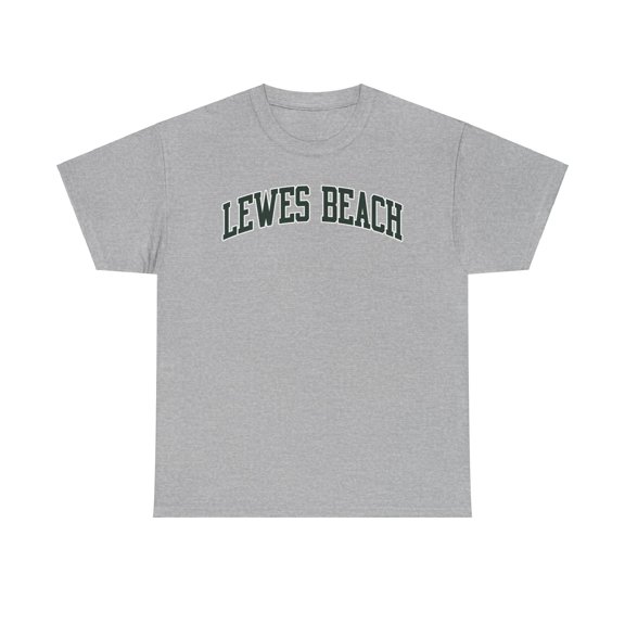 Lewes Beach Shirt Gifts Tshirt Crew Neck Short Sleeve