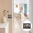 thumbnail image 7 of Yayeee Toggle Light Switch Wall Plate 2-Gang 4.56"x4.48" Decorative Outlet Cover, Blue Colorful Flowers, 7 of 7