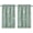 Green, variant on Floral Kitchen Curtains 39 Inch Length Blue Window Curtain Over Sink Spring Summer Small Short Tier for Bathroom Cafe Rod Pocket (2 Panels, 27.5" W x 39" L)