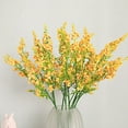 thumbnail image 2 of MesaSe Simulation Flower Multifunctional 3 Heads Faux Silk Flower Household Realistic Artificial Mint Flowers for Wedding, 2 of 6