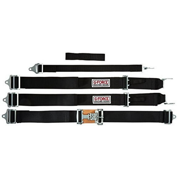 G-Force Black Latch and Link 5 Point Harness P/N 6030BK