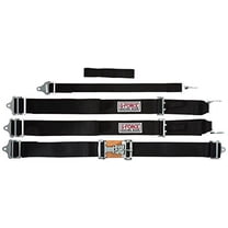 G-Force Black Latch and Link 5 Point Harness P/N 6030BK