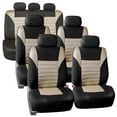 thumbnail image 1 of FH Group Car Seat Covers Full Set Beige 3D Air Mesh - Universal Fit, Automotive Seat Covers, Airbag Compatible, Split Bench Rear Seat, Washable Car Seat Cover for SUV, Sedan, 1 of 9