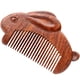 thumbnail image 3 of ColoMX Peine de madera para el cabello, peine de madera portátil, peine antiestático, peine de sándalo Natural, 3 of 7