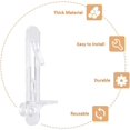thumbnail image 4 of EASTIN Clear Plastic Locking Shelf Support Pegs  Fits 5/16” Diameter Hole  5/8” Shelf  30 Pack, 4 of 6