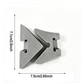 thumbnail image 3 of Corner Clamp Adapter Set, 90° Angle Squeeze Clamp Attachment, Compatible with Irwin Quick Grip Clamps, Right Angle Woodworking Tools Accessory for Cabinet Picture Frame Making, 3 of 7