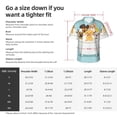 thumbnail image 6 of Lsque Cute Dog In Bathtub pattern Hawaiian Shirt for Men, Unisex Summer Beach Casual Short Sleeve Button Down Shirts-Small, 6 of 9