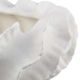 thumbnail image 3 of Benjara Velz Decorative Planter- 16" Wavy Edge- Matte White Ceramic, 3 of 7