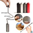 thumbnail image 4 of Mode Réutilisable Pliable en Acier Inoxydable Extérieur portable Paille Écologique R, 4 of 5