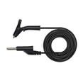 thumbnail image 2 of 1M DC Banana Plug Multimeter Voltage Test Power Plug Multimeter Cable Portable Soft PVC Testing Wire Electronic Detecting Accessory Black, 2 of 9
