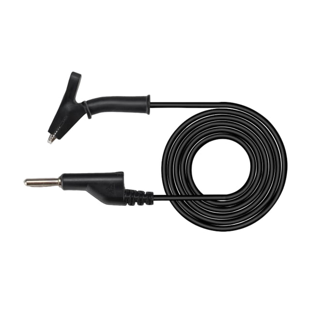 Cable de alimentación de prueba Inteprter Multímetro 1M con Clip Negro