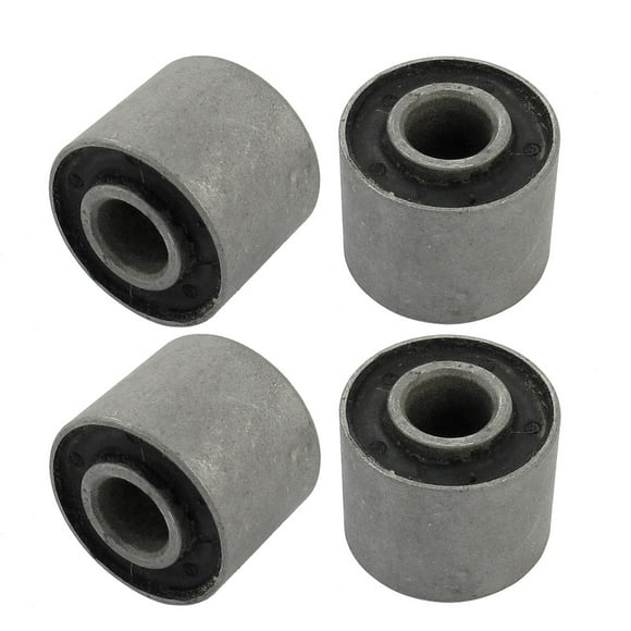 Unique Bargains 4 Pcs Motorcycle Iron Shell Shock Absorber Bushings Part Gray