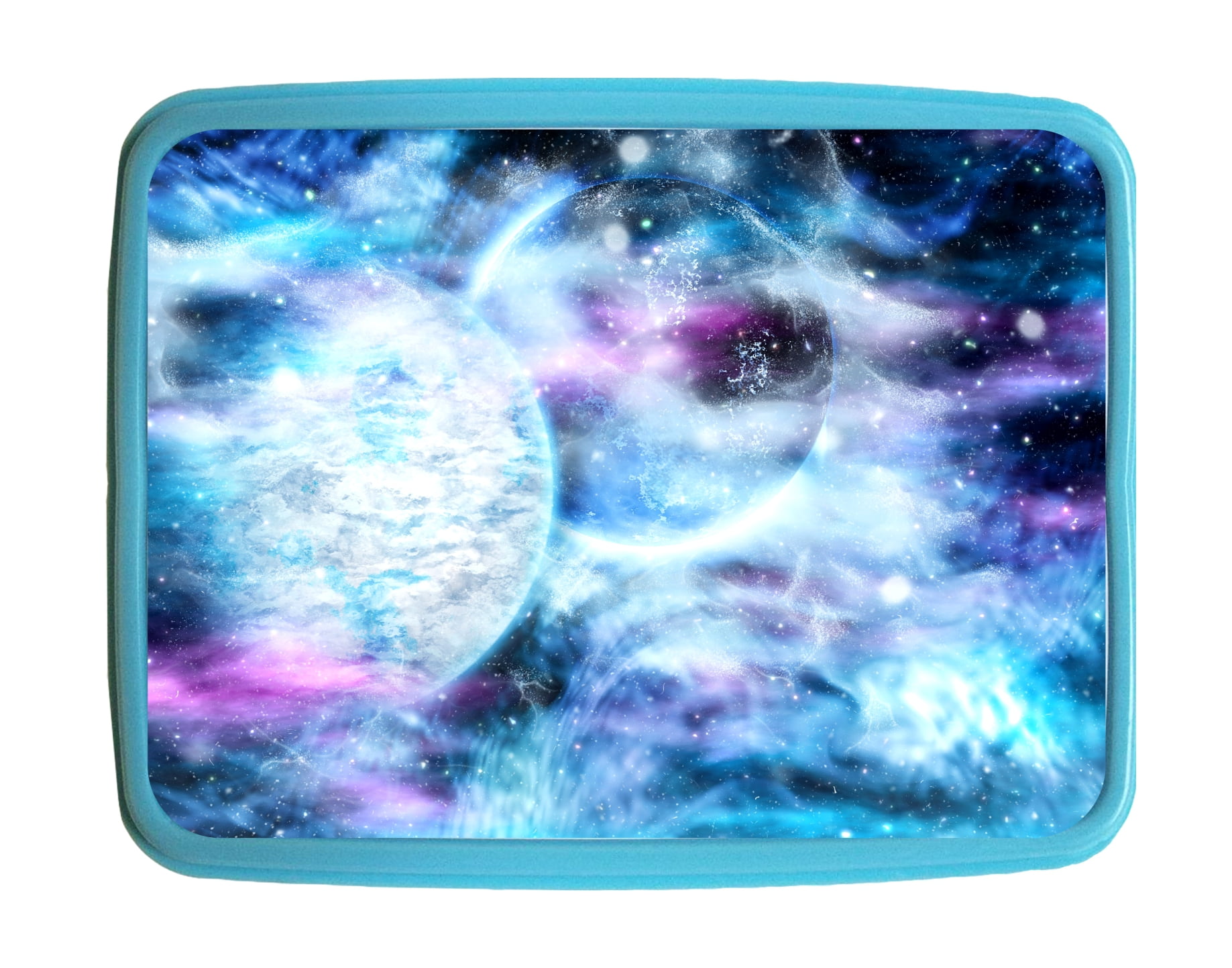 Lunchbox Galaxy Space Kids Bento Lunch Box with 3 Compartment Food