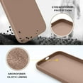 thumbnail image 6 of Compatible with iPhone 12 Pro Max Case, Premium Soft Liquid Silicone Rubber Bumper Full Body Camera Protection Anti-Scratch Microfiber Lining Phone Case for iPhone 12 Pro Max 6.7"-Khaki, 6 of 16