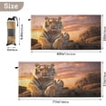 thumbnail image 4 of Fierce Tiger Beach Towel Soft Absorbent Quick Dry Sand Free Lightweight Polyester Camping Towels for Beach Travel Swim 30x60 in Wash cloth, 4 of 7