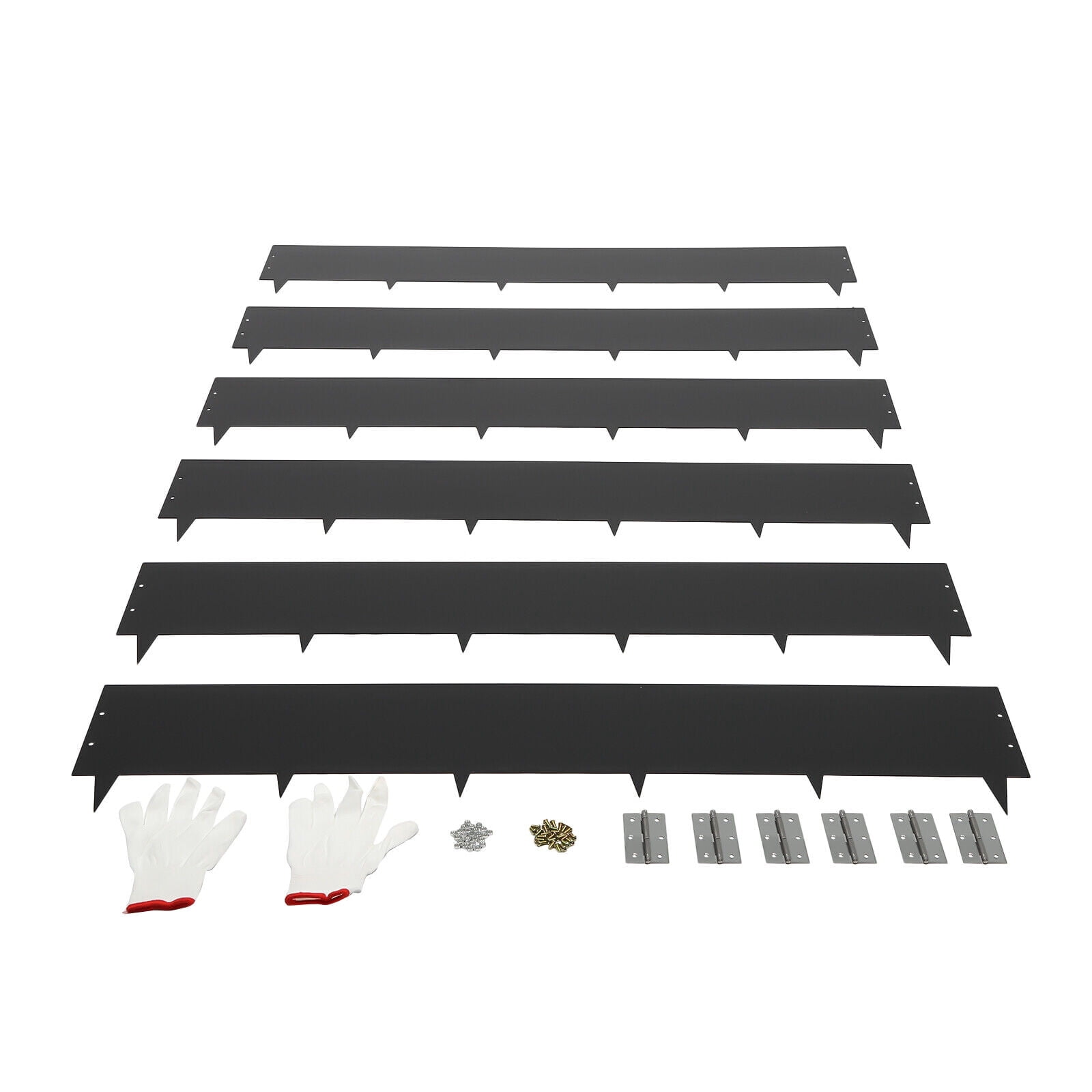 Miumaeov 6 Pack Steel Landscape Edging Lawn Outdoor Garden Barrier Bendable Edge Border 40'' L X 8.46" H