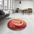 thumbnail image 4 of Ahgly Company Machine Washable Indoor Rectangle Transitional Orange Area Rugs, 8' x 12', 4 of 7
