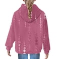 thumbnail image 4 of EnJoCho Chandail à Capuche pour Filles, Printemps Automne Hiver, Imprimé Rétro, Manches Longues, Confortable, Mignon, 4 of 7
