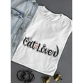 thumbnail image 3 of Cat Lover Cute Design T-Shirt Women -Image by Shutterstock, Female Medium, 3 of 4