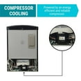 thumbnail image 4 of Conserv 3.2 cu. ft. Retro Convertible Refrigerator-Freezer Frost Free in Black, 4 of 12
