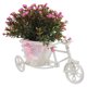 thumbnail image 4 of Bicicleta de flores artificiales en macetas Bicicletas de flores artificiales Decoración de bonsai falso decoración de bonsai, 4 of 5