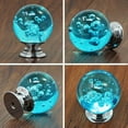 Clear Crystal Glass Drawer Pulls with Bubble Ball® Door