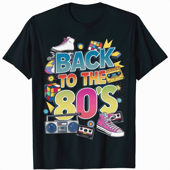 Back To The 80s Retro Revival Vintage 80's T-Shirt