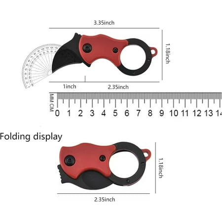 TRAHOO-Folding Knife Mini Pocket Knife Men s Pocket Knife Exquisite EDC Folding Knife Box Knife Daily Carrying Small Tool Men s Gift (8Pack) (s)