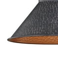 thumbnail image 5 of Vaxcel Outland 1L Black Dark Sky Farmhouse Outdoor Dome Barn Post Light, 5 of 5