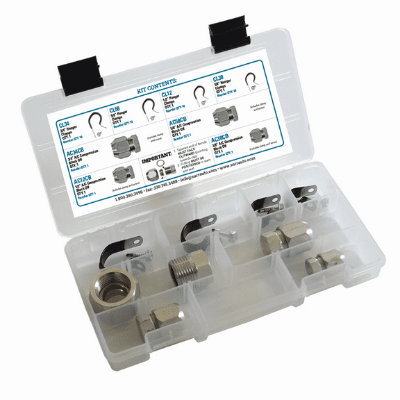 SUR&R Auto Parts AC80 A/C Compression Block Off Kit