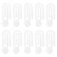 thumbnail image 1 of Clips de papel de sublimación de 10 piezas clips de transferencia de calor creativo de transportar y almacenar clip de sublimación para la escuela de 127 cm x 48 cm, 1 of 8