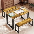 thumbnail image 4 of Asofer Extendable Dining Table Set for Small Spaces, Folding Table Dining Room Table for Kitchen, Retro, 4 of 10