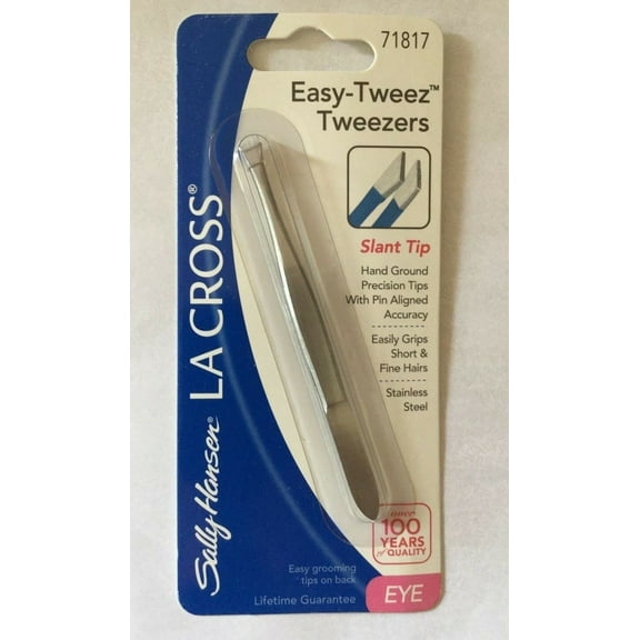 Sally Hansen La Cross Easy Tweeze Slant Tip Eye Tweezers 71817 NEW AND SEALED.