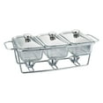 thumbnail image 2 of WeiLaiKeQi Buffet Food Warmer Convenience Food Warmer Tray for Birthday Parties Wedding 1.3L 3 Compartment, 2 of 9