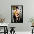thumbnail image 3 of Bathroom Drink Wall Art, Vouge Printed, Fashion Girl Poster, Girl Drinking In Toilet, Vogue Artwork, Abstract Wall Decor, Canvas Wall Decor - Rolled Canvas, 3 of 5