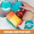 thumbnail image 5 of Bentology Narwhal Reusable Hard Ice Pack- Set of 3- Fits Easily Inside Kids Lunch Box, Bento, Insulated Cooler Bag- Long Lasting Slim, Space Saving- Cool Freezer Packs Keep Food Cold For Hours, 5 of 6