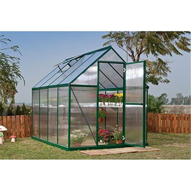 Mythos Greenhouse 6 x 8 ft. Forest Green