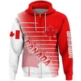 thumbnail image 5 of Sudadera con capucha y cremallera con estampado de la bandera nacional de Canadá para hombre, moda con impresión 3D, novedad en sudaderas, estilo hip hop, estilo Harajuku, camisetas de gran tamaño, 5 of 5