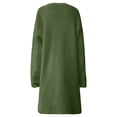 thumbnail image 2 of BOOMILK Cardigan Sweaters for Women Lightweight Plus Size Solid Casual Knitted Loose Long Sweater Coat Green, 2 of 8