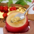 thumbnail image 3 of Juego de 6 Cucharas de Pomelo de Acero Inoxidable Semidentadas - Vintage - Regalo para la Cocina oso de fresa Electrónica, 3 of 5
