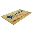 thumbnail image 2 of Northlight Santa and Reindeer Making Christmas Memories Doormat 18" x 30", 2 of 3