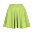 thumbnail image 6 of RYRJJ Womens Tennis Skirt with Pockets Shorts Crossover High Waisted Athletic Skorts Skirts for Golf Running Workout(Green,L), 6 of 8