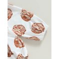 thumbnail image 6 of Wassery Baby Girls Halloween Costumes 0-18 Months Infant Girl Fall Halloween Romper Jumpsuits Long Sleeve Round Neck Pumpkin Print Bodysuit with Hairband, 6 of 7
