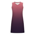 thumbnail image 6 of Xixinqiwan No Boundaries Dresses for Women,Tank Dress for Women Casual V Neck Sleeveless Mini Sundress Beach Vacation Summer Dresses, 6 of 7