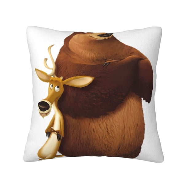Fundas de almohada de terciopelo Grizzy & The Lemmings, fundas de almohada decorativas suaves y acogedoras con cremallera oculta para dormitorio, sofá, sillón, funda de almohada de terciopelo